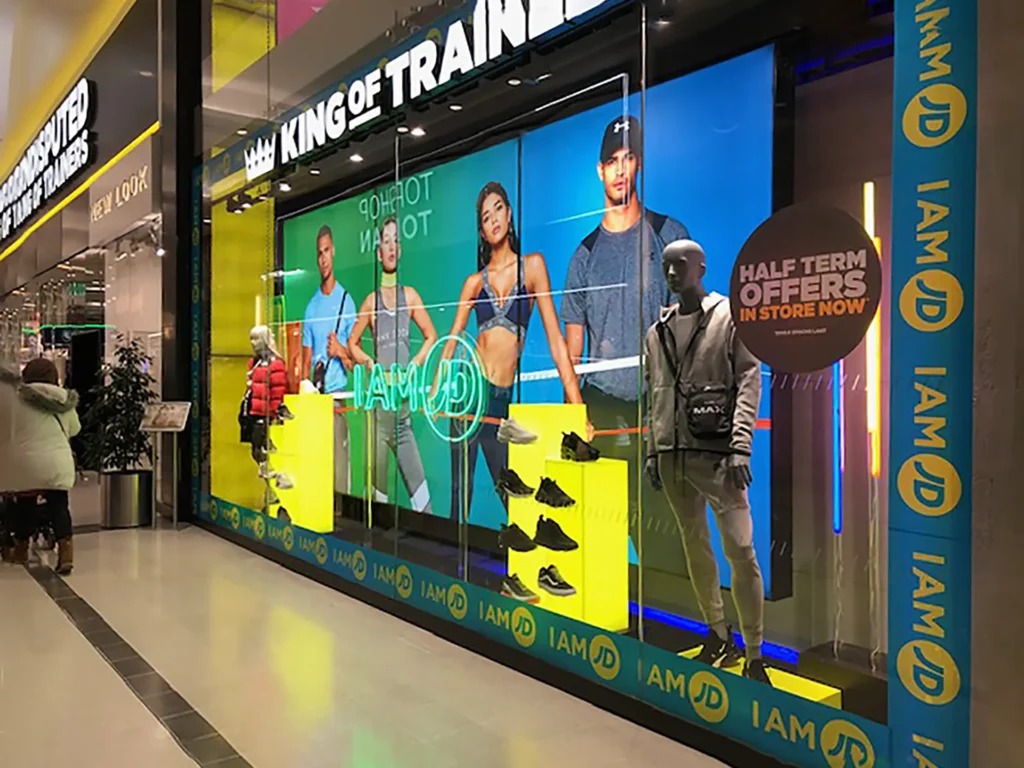 JF Sports window display
